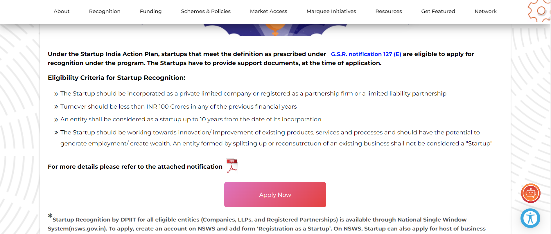 Startup India Certificate