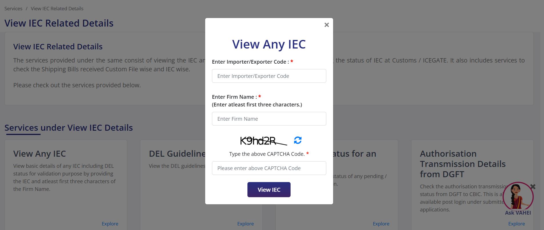DGFT IEC Code