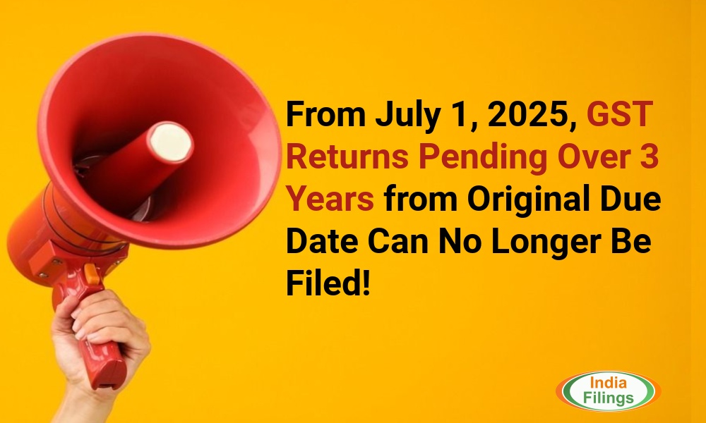 GST Return Filing Barred After 3 Years – New Rule from July 2025
