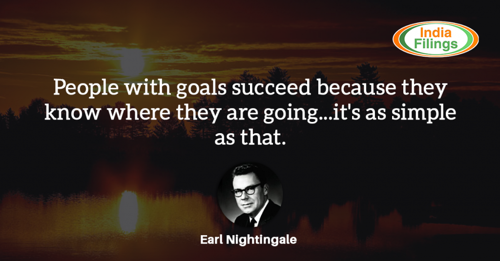 People with goals succeed