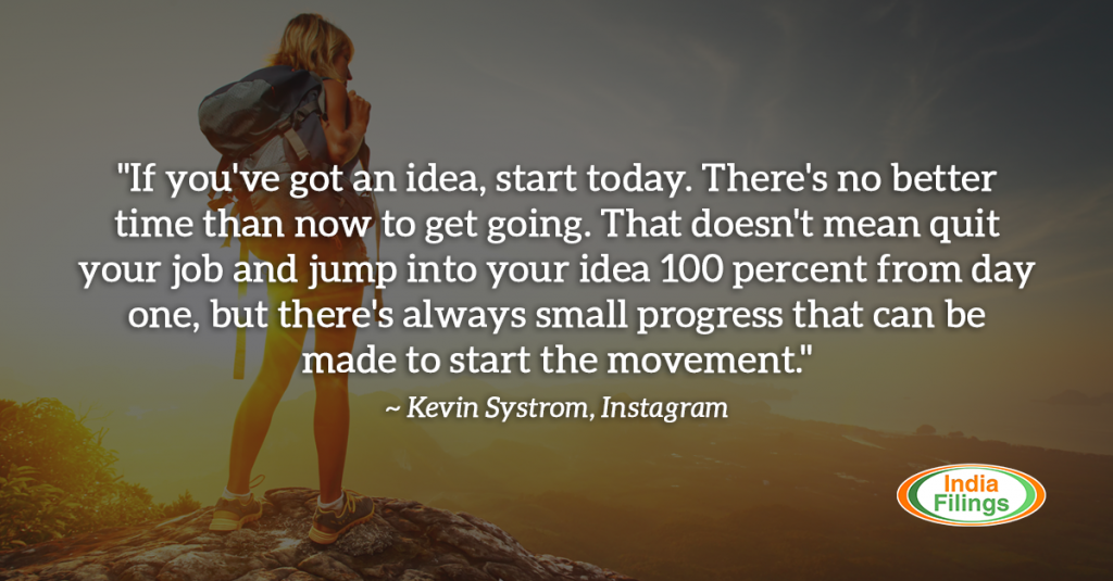 Motivational Quote from Kevin Systrom of Instagram