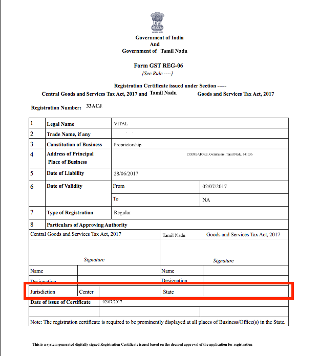 Find GST Jurisdiction