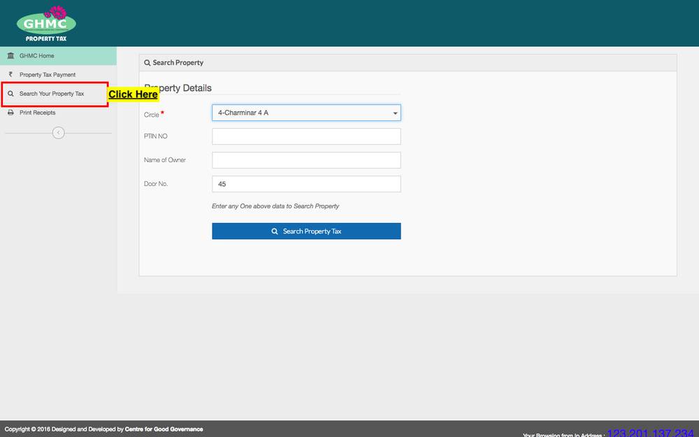 Step-2-GHMC-Property-Tax-Status-Check