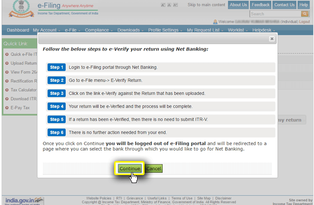 EVC-generation-through-net-banking-7