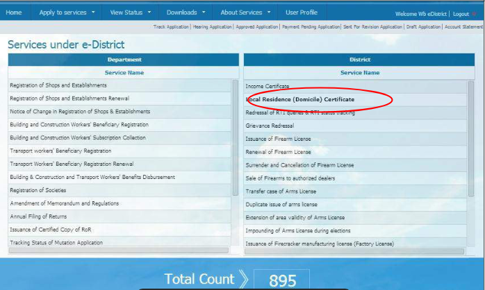 West-Bengal-Domicile-Certificate-e-Services