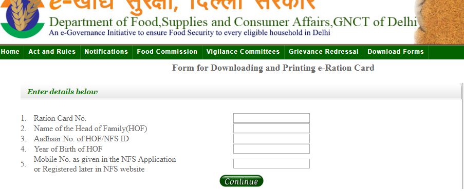Download-Delhi-Ration-Card