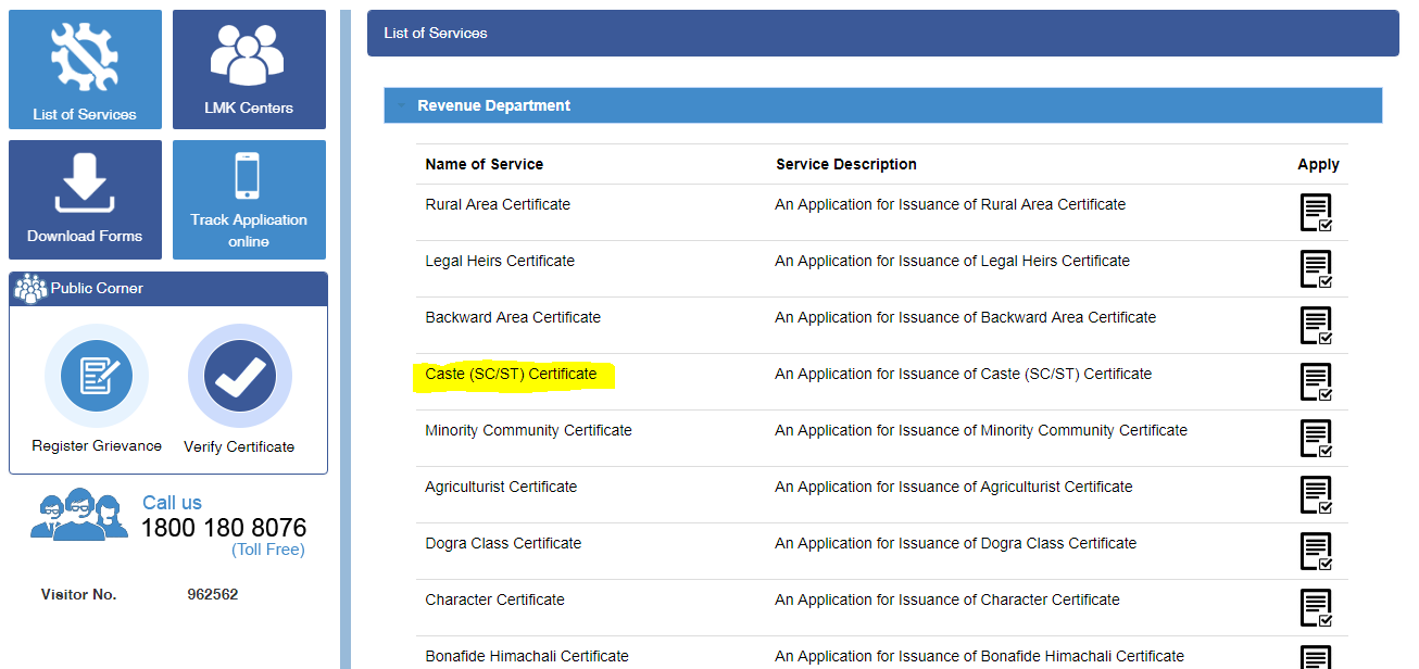 Himachal-Pradesh-Caste-Certificate-Step-2
