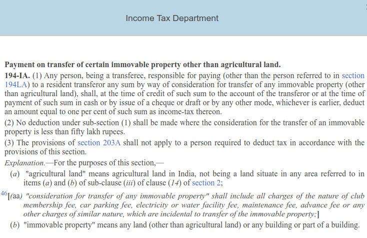 Section-194IA-Income-Tax-Act