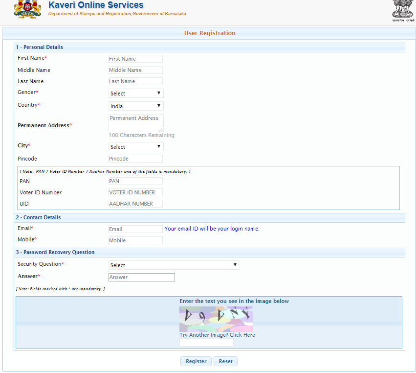 Karnataka-Encumbrance-Certificate-User-Registration