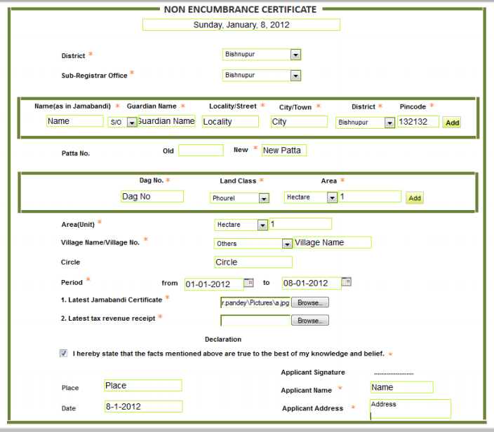 Manipur-Non-Encumbrance-Certificate-e-form