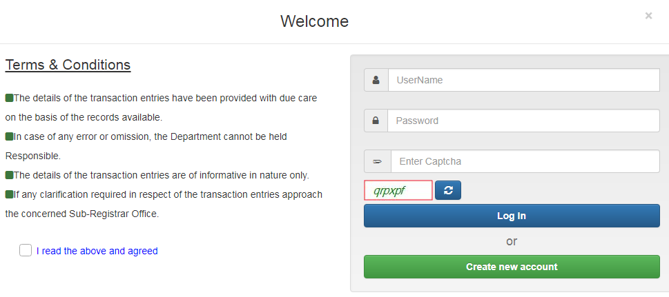 Puducherry-Encumbrance-Certificate-Login-Details