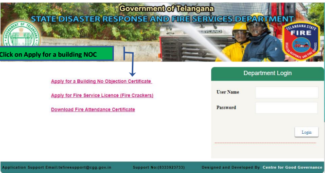 Telangana-Fire-License-Apply-Online