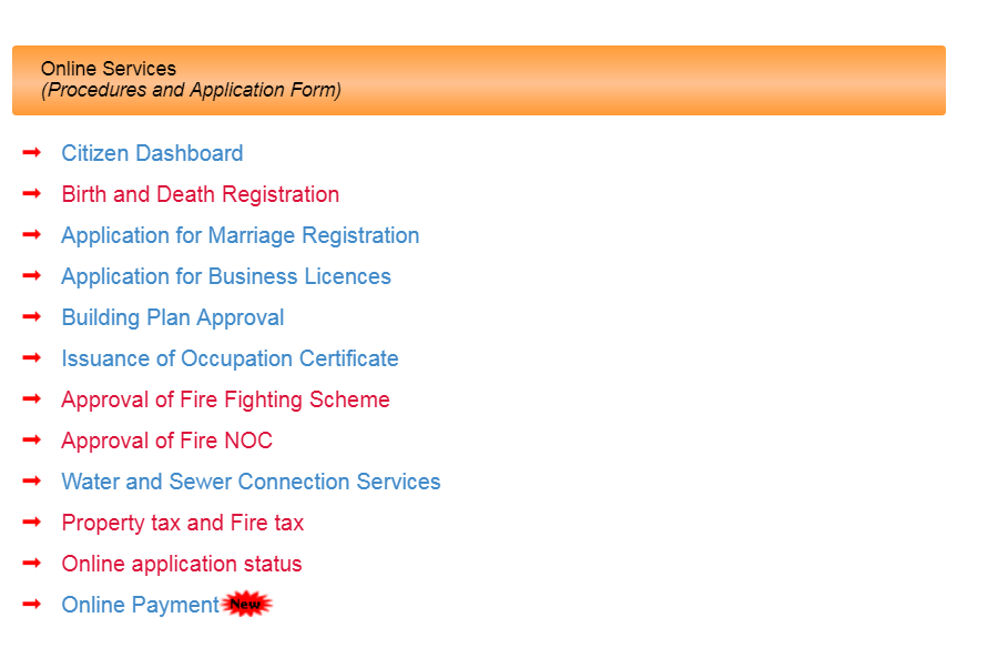 Haryana Property Tax - Online Service