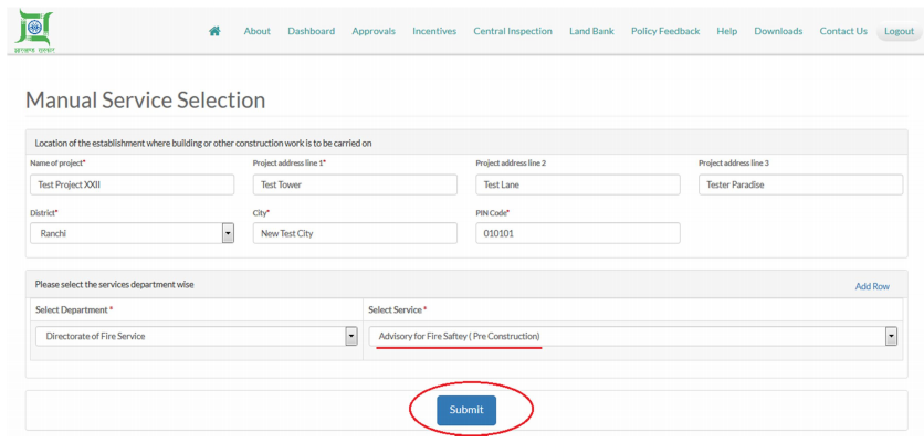 Jharkhand Fire License - Select Service