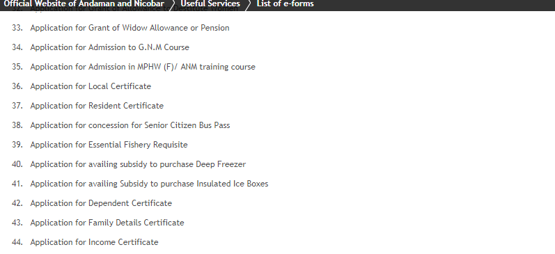  Andaman-and-Nicobar-Legal-Heir-Certificate-e-Forms-List