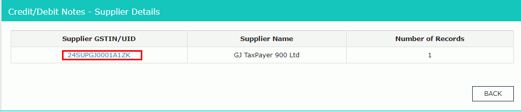 Credit or Debit Notes Added by the Supplier