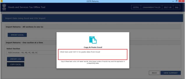 Image 14 Procedure to File GSTR 1 using Returns Offline Tool