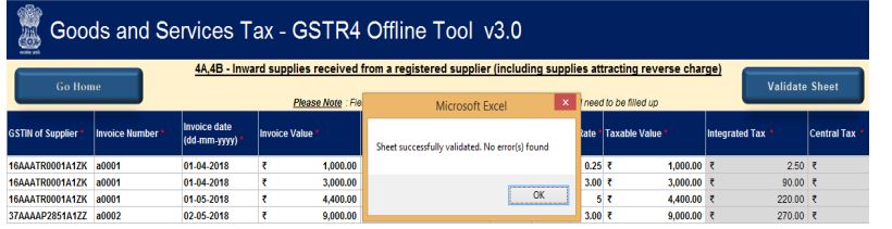 Image 16 GSTR 4 Return Filing
