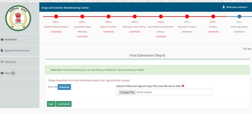 Image 19 Chhattisgarh Drug License