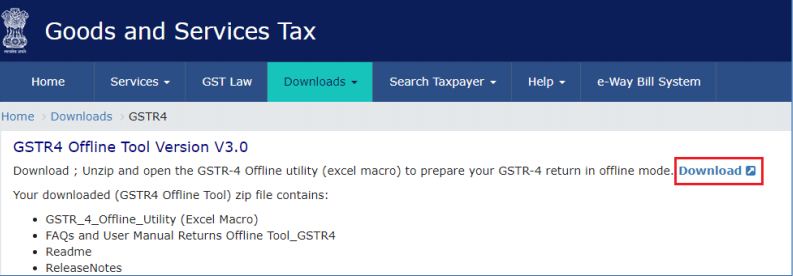 Image 2 GSTR 4 Return Filing