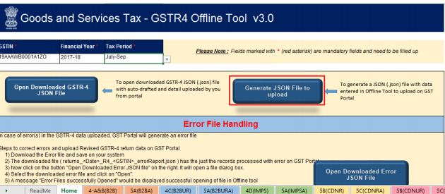 Image 20 GSTR 4 Return Filing
