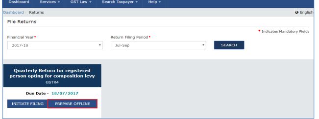 Image 21 GSTR 4 Return Filing
