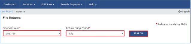 Image 24 Procedure to File GSTR 1 using Returns Offline Tool