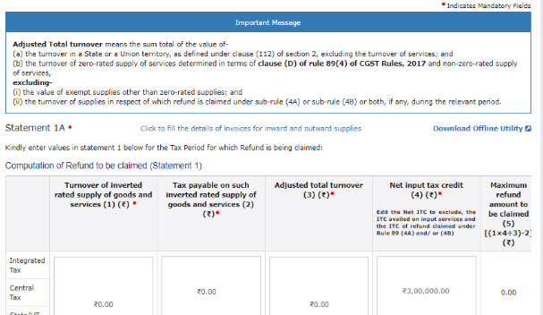 Input Tax Credit Refund - Inverted Tax Structure- Image 4