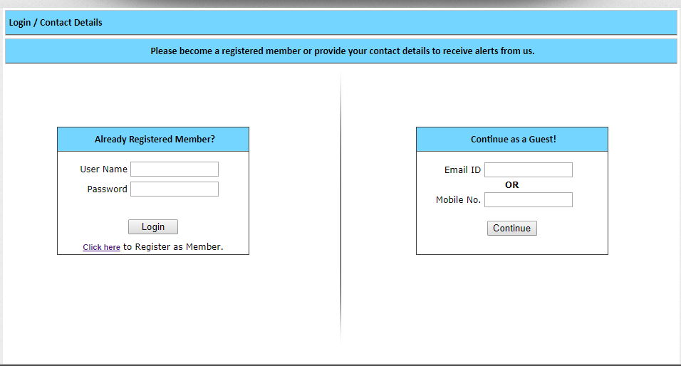 Karnataka FSSAI Registration and License - Login