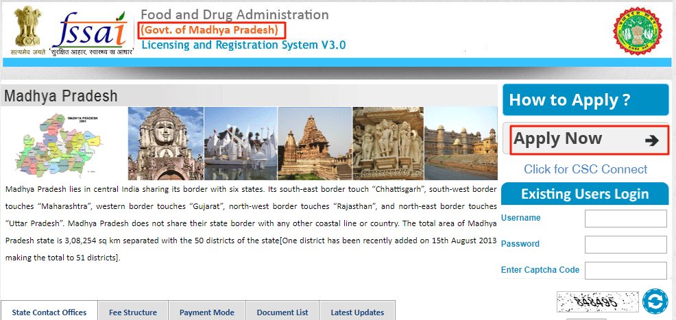 Madhya Pradesh FSSAI