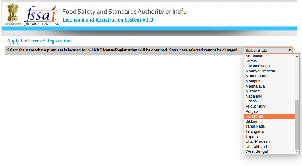 Rajasthan FSSAI Registration or License- Image 2