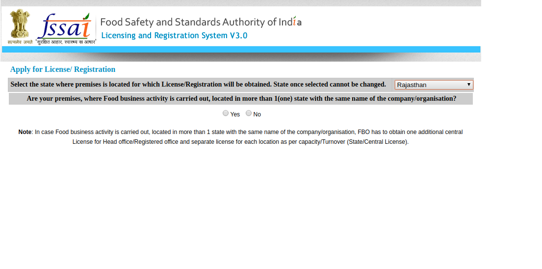 Rajasthan FSSAI Registration or License-Image 3