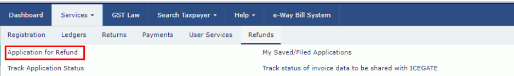 GST-Refund-Electronic-Cash-Ledger-Refund-Application