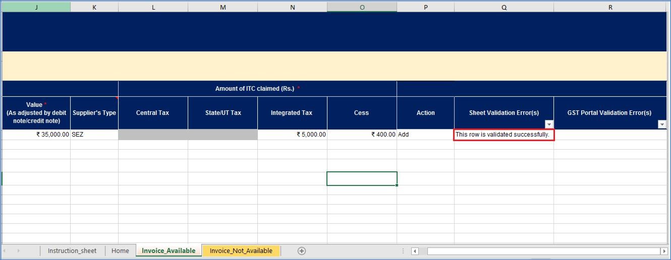 Step 10- Offline Filing of Form GST ITC-03