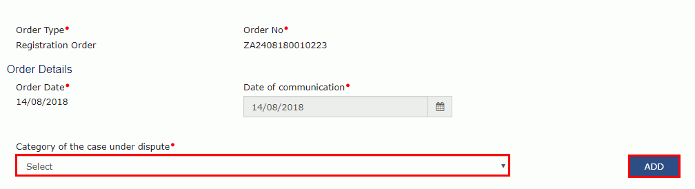Step 12-Appeal Against GST Registration Order