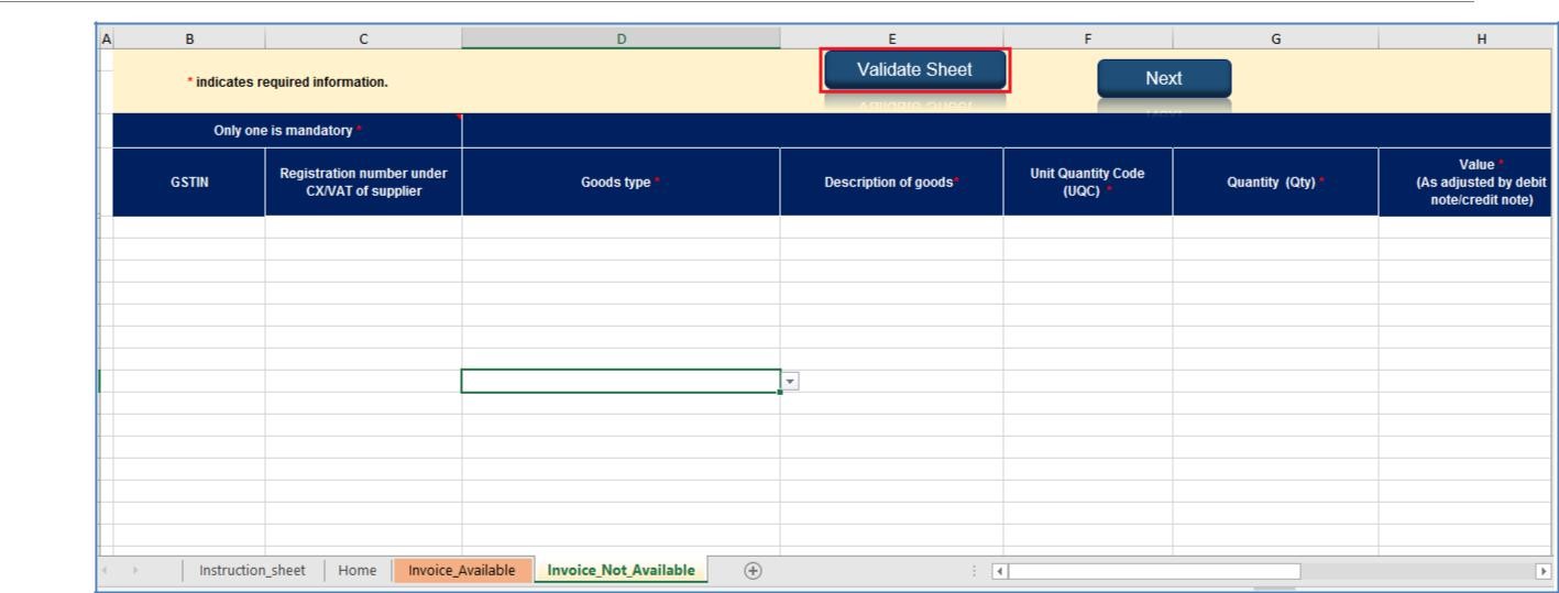 Step 13- Offline Filing of Form GST ITC-03
