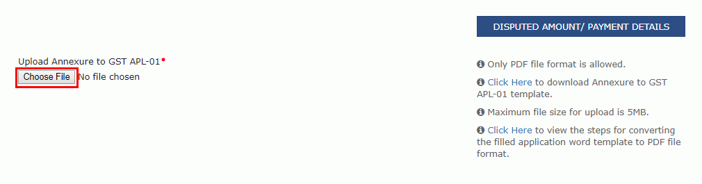 Step 17- Appeal against Demand Order