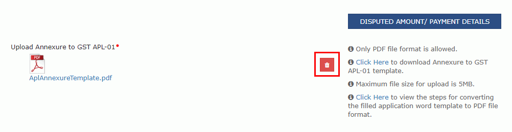 Step 18- Appeal against Demand Order