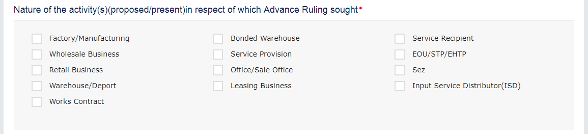 Step 19- Advance Ruling for Registered Taxpayers