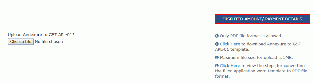 Step 19- Appeal against Demand Order