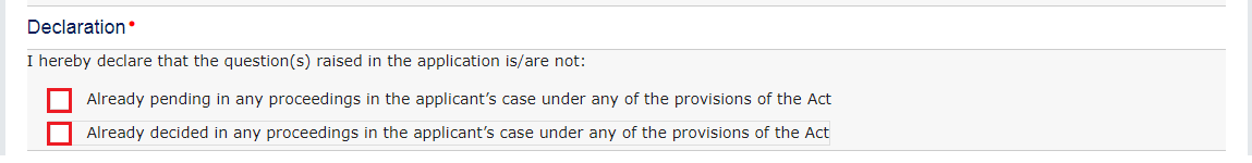 Step 27- Advance Ruling for Registered Taxpayers