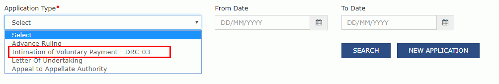 Step 4-Voluntary Payment of GST