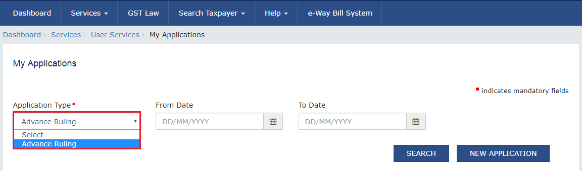 Step 5- Advance Ruling for Registered Taxpayers