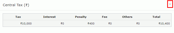 Step 5-ITC for Payment of GST Demand