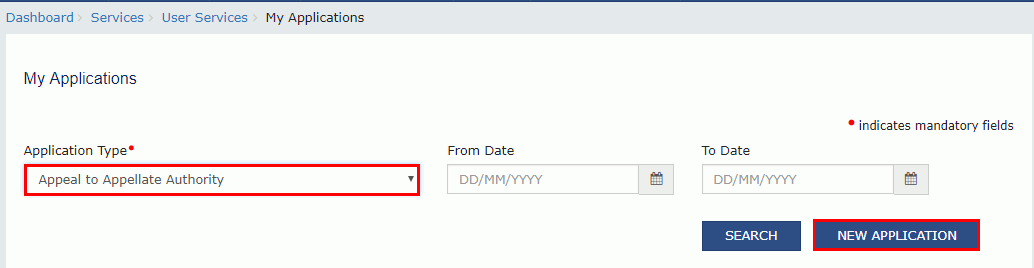Step 5a- Appeal against Demand Order