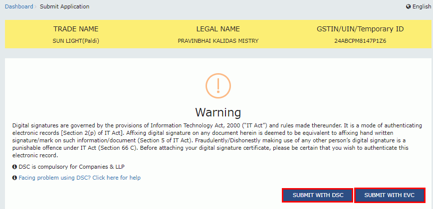 Step 6-Filing reply in Form GST DRC-22