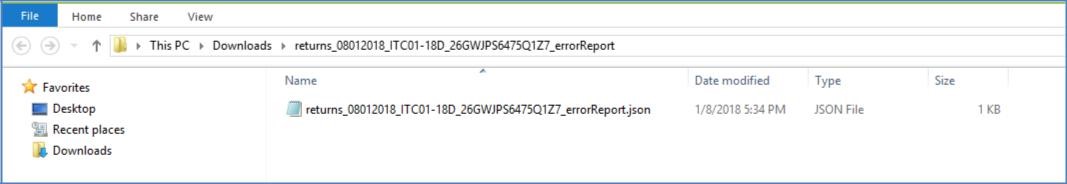 Step 7- Form GST ITC-01 Offline Tool