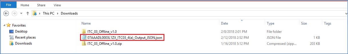 Step 7a- Offline Filing of Form GST ITC-03