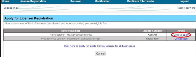 Telangana FSSAI Registration and License- Image 3