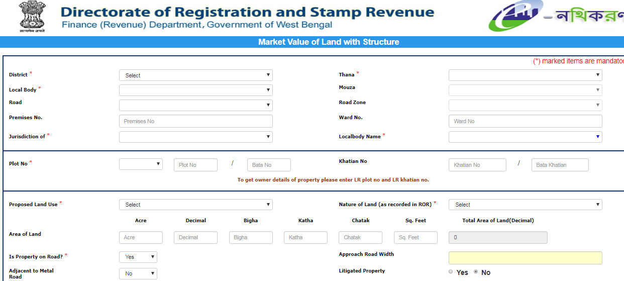 West Bengal Land Valuation - Image 2